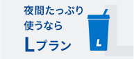 夜間たっぷり使うならLプラン