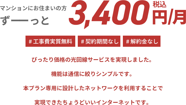 価格もスペックも あなたにちょうどいいインターネット So Net 光 Minico ミニコ So Net